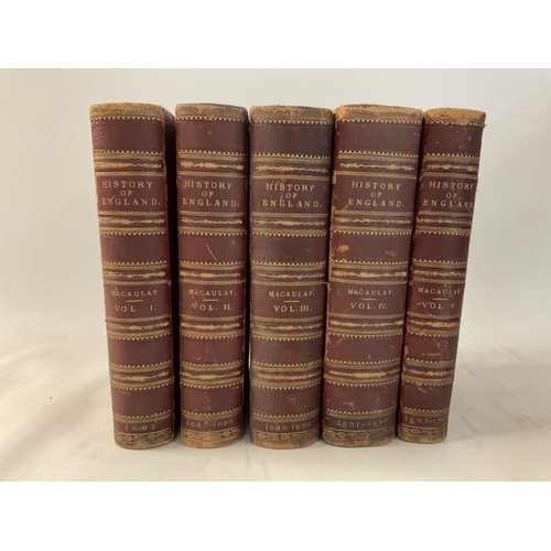 2086 - The History of England from the accession of James the Second 1685-1702, by Thomas Babington Macaula... 