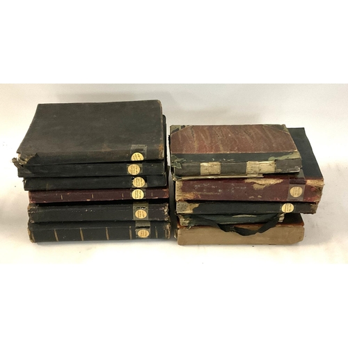 2087 - 11 bound books from the Browning Settlement, Settlement Minutes. 1889-1929.