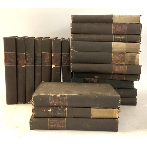 2092 - The Herald of peace, 20 volumes some multiple editions with brown cloth binding printed by Thomas Wa... 