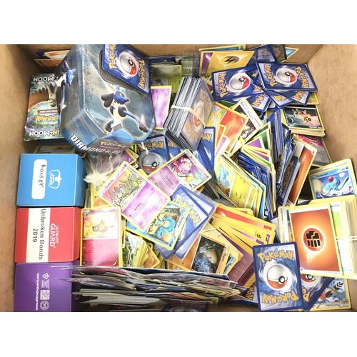 113 - A Box Containing a Collection of Modern Pokemon Cards. 2000 +