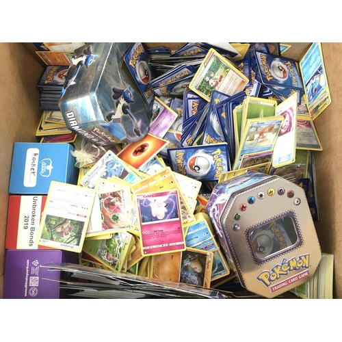 113 - A Box Containing a Collection of Modern Pokemon Cards. 2000 +