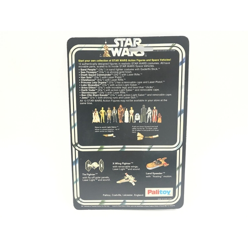 12 - A Vintage Star Wars Palitoy 1977 Carded R2-D2. One of the first 12 Figures released. Damage to. Are ... 