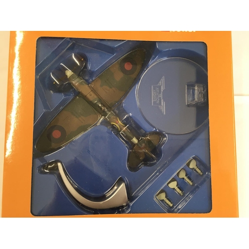 157 - 4 X Boxed Corgi Die-Cast Aircraft. A Messerschmitt 109E. A Spitfire. A P-47D Thunderbolt. And a Junk... 