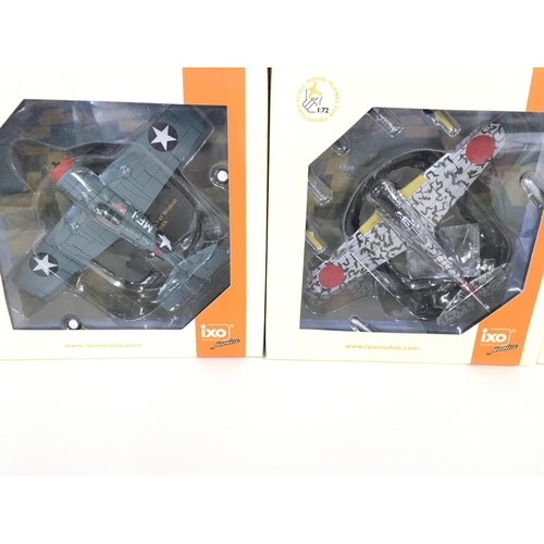 168 - A Collection of 8 IXO Die-Cast Model Aircraft Boxed (8)