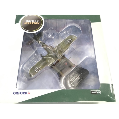 187 - 2 X Oxford Die-Cast Aircraft. A Adro Ar196 and a D.H.89 Dragon Rapide.