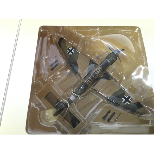 196 - 4 x Hobby master die cast planes including Nakajima B5N2 and A-4B gladiator.