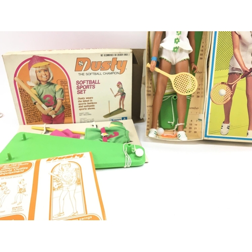 20 - A Boxed Kenner Dusty the Tennis Champion and Softball Set.