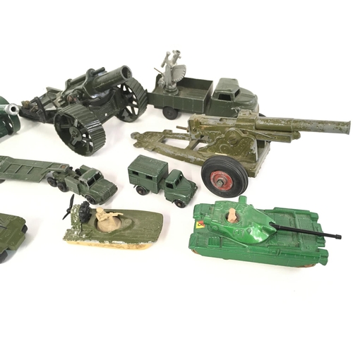 220 - A Collection of Playworn Military Die-Cast Including Britainâs. matchbox. lone Star.