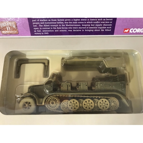 234 - 3 x corgi world war 2 collection military vehicles.