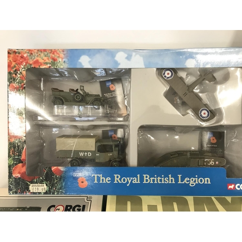 257 - Various corgi model sets including the definitive bond collection.