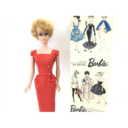 26 - A Boxed Vintage Barbie From 1962 #850 Ash Blonde. Bubble Cut.