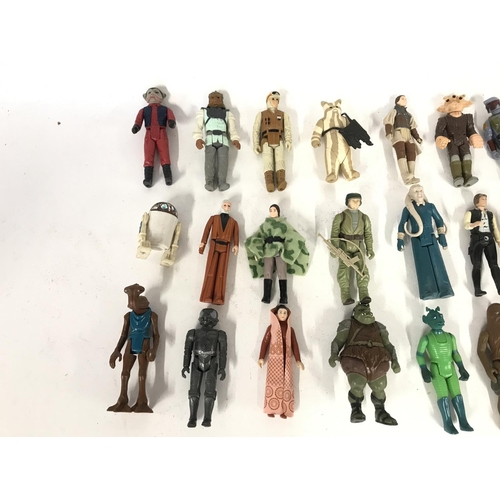 274 - Collection of various vintage Star Wars figures including bendums