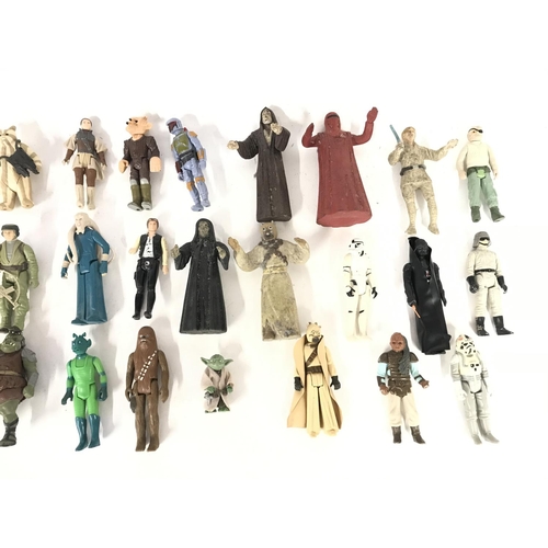 274 - Collection of various vintage Star Wars figures including bendums