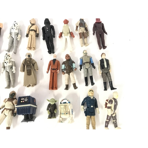 282 - Collection of various Star Wars figures including Power droid and trooper.