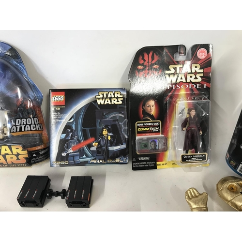 298 - Collection of various Star Wars items including Lego and cups. No reserve.