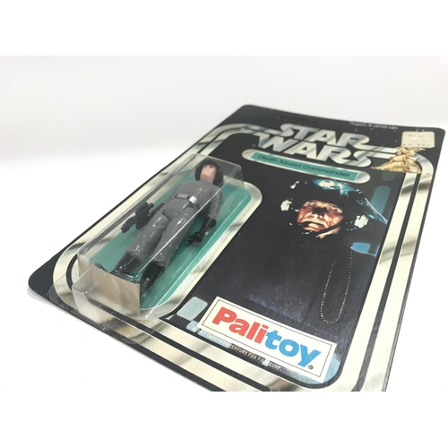 3 - A Vintage Star Wars Palitoy 1977 Carded Death Squad Commander. One of the first 12 Figures released.... 