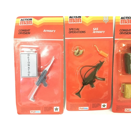 300 - A Collection of 4 palitoy Carded Action Man Accessories Packs.