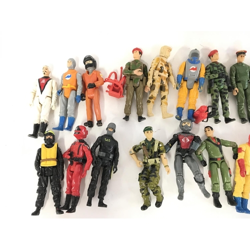 302 - A Collection of Vintage Action Force and G.I Joe Figures.