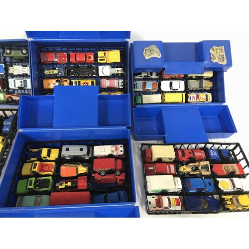 304 - Large collection of various playworn matchbox cars.