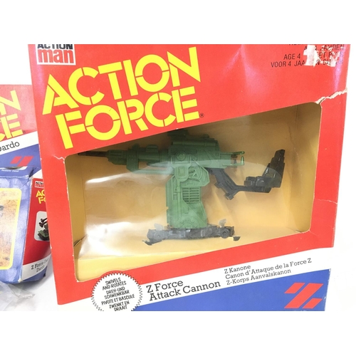 305 - A Boxed Action Force Z Force Attack Cannon and a Z Force Dart. Both Boxed.