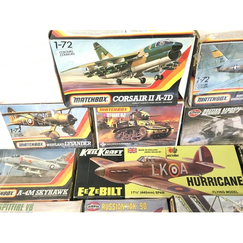 308 - A Collection of Model Kits including Airfix. Matchbox.