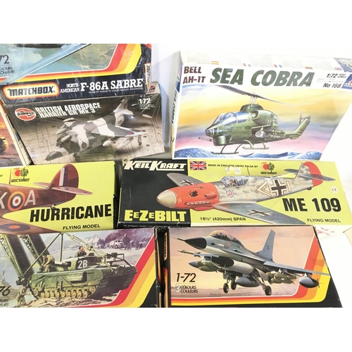 308 - A Collection of Model Kits including Airfix. Matchbox.