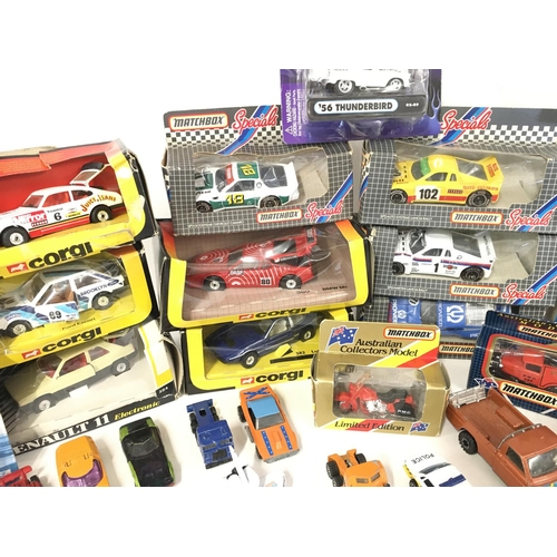 316 - A Collection of Boxed And Playworn Die-Cast including Matchbox. Corgi etc.