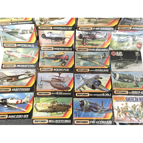 328 - A Collection of Various Model kits including Matchbox and Airfix.