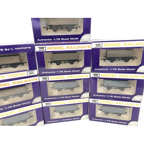 340 - A Collection of Of Dapol 00 Gauge Rolling Stock all Boxed.