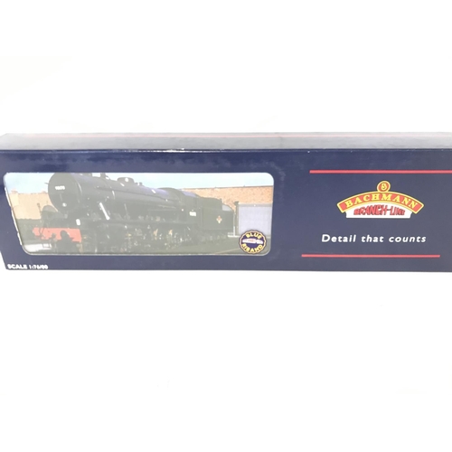 343 - A Boxed Bachmann 00 Gauge WD Austerity 90201 BR Black L/Crest weathered.