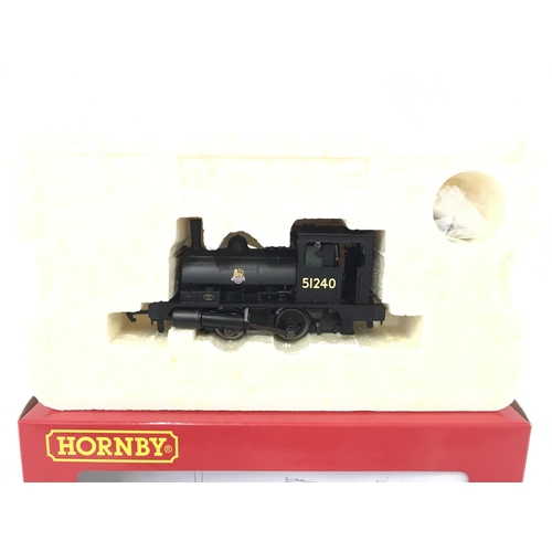 358 - 3 X Boxed 00 Gauge Hornby Locomotives including BR Pug 0-4-0 51240 #R3024. A Industrial Loco No.328 ... 