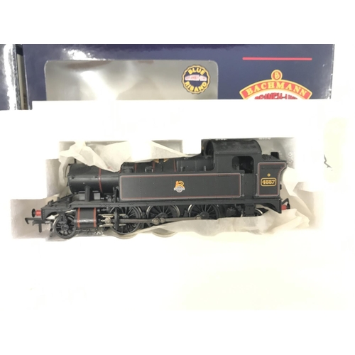 360 - 2 X Bachmann Locos a 45XX Prairie Tank 4557 BR Lined Black #32-129 and a Ivatt Tank 41286 #31-454. B... 