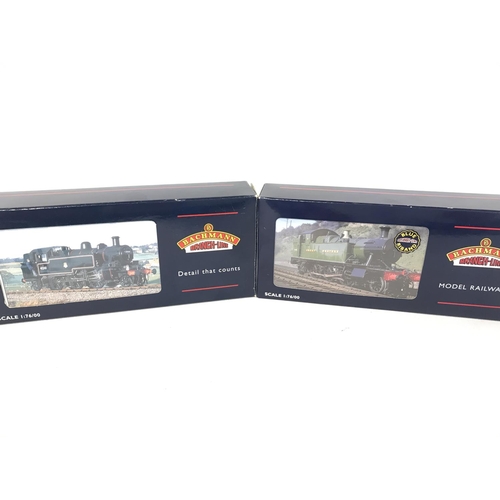 360 - 2 X Bachmann Locos a 45XX Prairie Tank 4557 BR Lined Black #32-129 and a Ivatt Tank 41286 #31-454. B... 