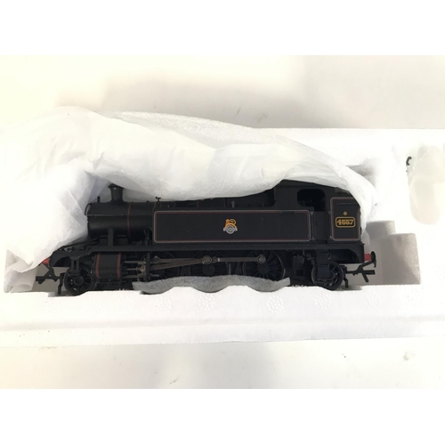 367 - A Boxed Bachmann 45XX Prairie Tank 4557 BR Lined Black #32-129. 2 Boxed Wagons and a Dapol Track Cle... 