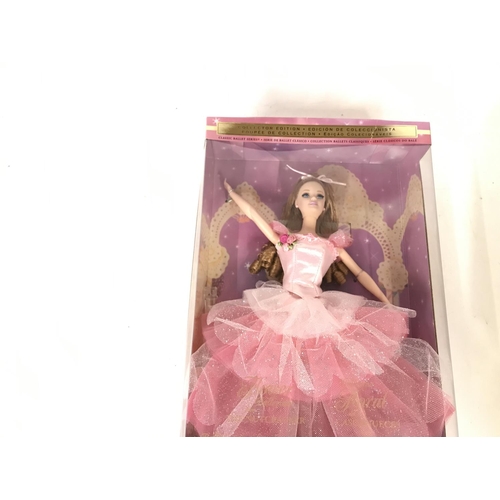 376 - 4 x Barbie's including Hollywood legends - Snow Princess Barbie - Eliza Doolittle - Flower Ballerina... 