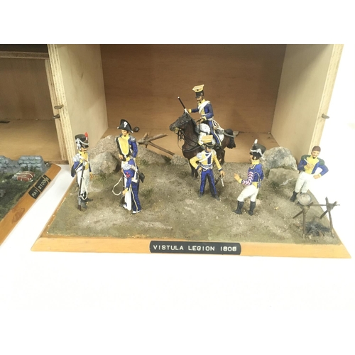 405 - A collection of figures depicting various scenes including Waterloo 1815.