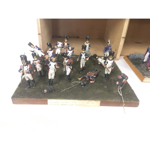 405 - A collection of figures depicting various scenes including Waterloo 1815.