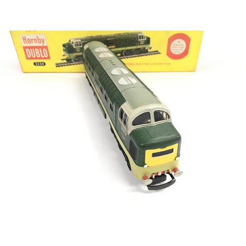 46 - A Hornby Dublo 00 Gauge 2-Rail Deltric Electric Locomotive. #2234.