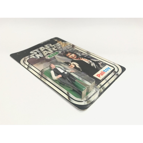 5 - A Vintage Star Wars Palitoy 1977 Carded Han Solo. One of the first 12 Figures released. Un Punched.