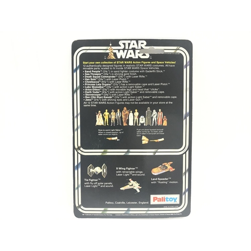 6 - A Vintage Star Wars Palitoy 1977 Carded Chewbacca. One of the first 12 Figures released.