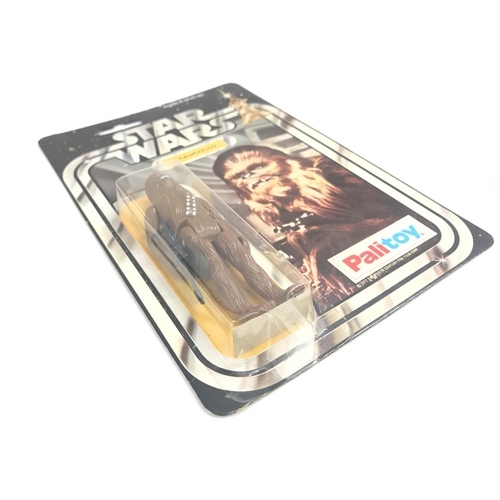 6 - A Vintage Star Wars Palitoy 1977 Carded Chewbacca. One of the first 12 Figures released.