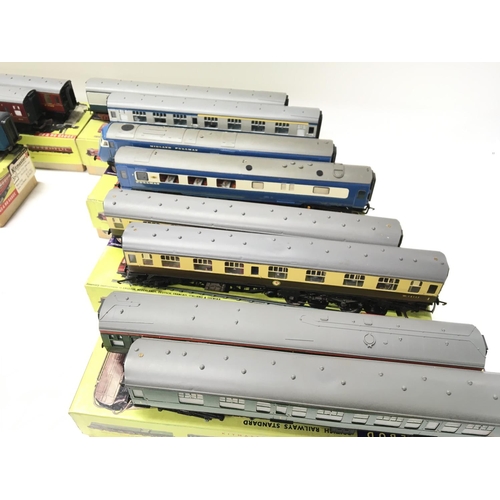 60 - A Collection of 00 Gauge Coaches. mostly kit master.