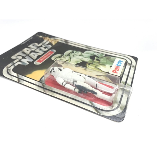 7 - A Vintage Star Wars Palitoy 1977 Carded Stormtrooper. One of the first 12 Figures released. Un punch... 