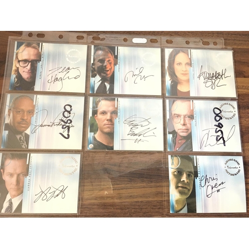 700 - WITHDRAWN  A Large Collection of X-Files Trading Cards 5 Sets in Binders( Contains 9 seasons and Mov... 