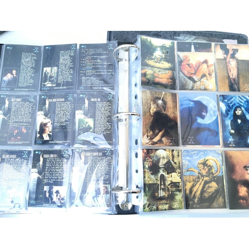 700 - WITHDRAWN  A Large Collection of X-Files Trading Cards 5 Sets in Binders( Contains 9 seasons and Mov... 