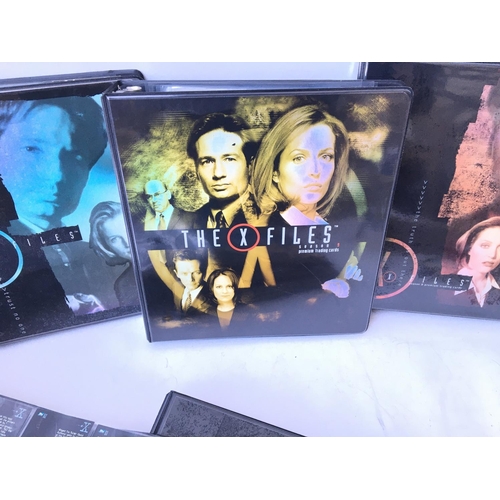 700 - WITHDRAWN  A Large Collection of X-Files Trading Cards 5 Sets in Binders( Contains 9 seasons and Mov... 