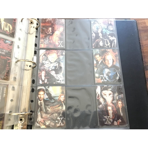 700 - WITHDRAWN  A Large Collection of X-Files Trading Cards 5 Sets in Binders( Contains 9 seasons and Mov... 