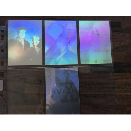 700 - WITHDRAWN  A Large Collection of X-Files Trading Cards 5 Sets in Binders( Contains 9 seasons and Mov... 