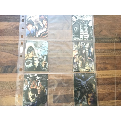 700 - WITHDRAWN  A Large Collection of X-Files Trading Cards 5 Sets in Binders( Contains 9 seasons and Mov... 