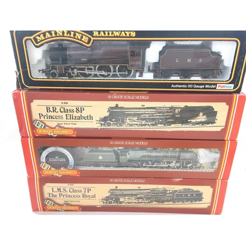 757 - 5 Boxed 00 Gauge Locomotives. Including Hornby and Bachmann.